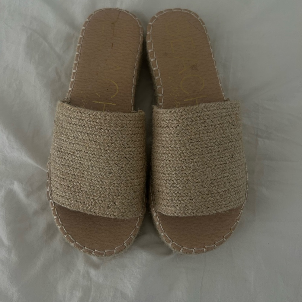 Beach by Matisse Jute Platform Sandals